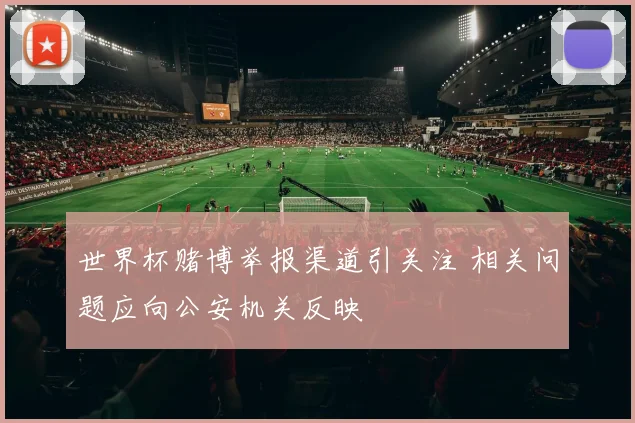 世界杯赌博举报渠道引关注 相关问题应向公安机关反映