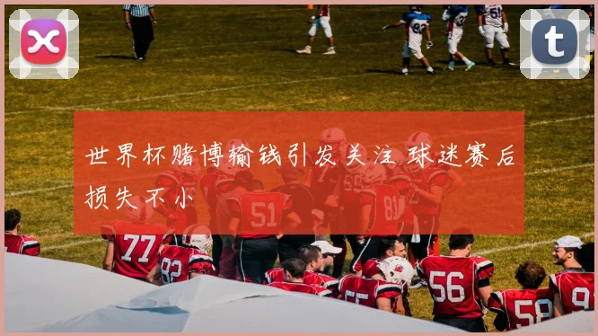 世界杯赌博输钱引发关注 球迷赛后损失不小